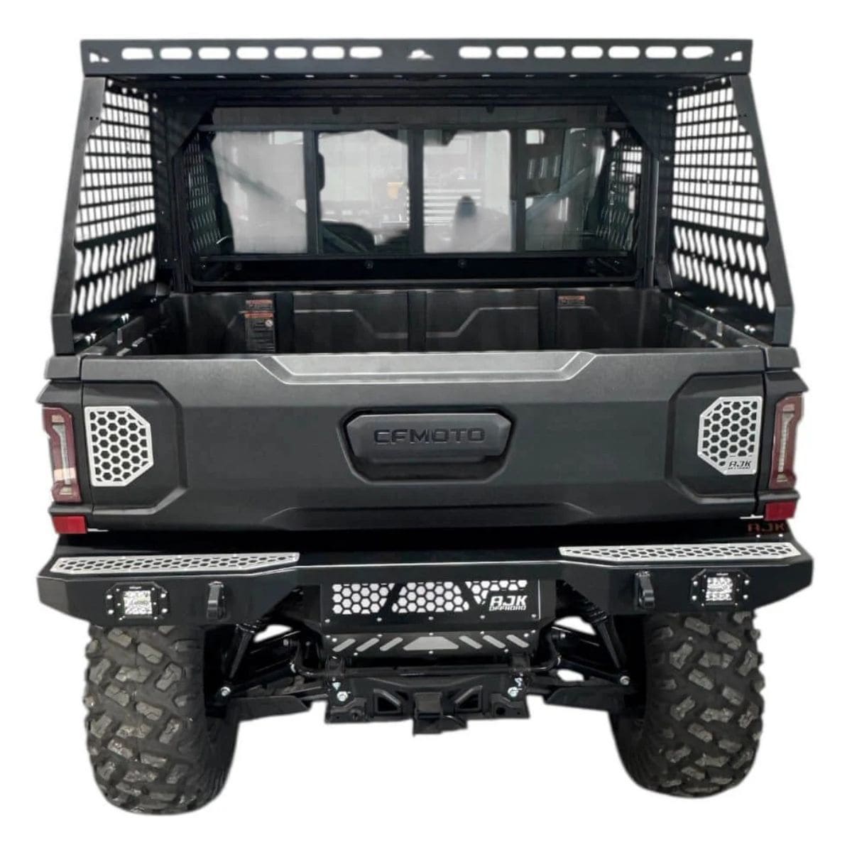 AJK Offroad CF Moto UForce U10 Tall Bed Rack w/ Enclosure