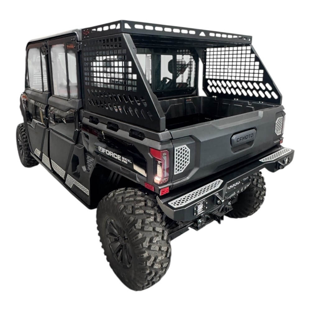 AJK Offroad CF Moto UForce U10 Tall Bed Rack w/ Enclosure