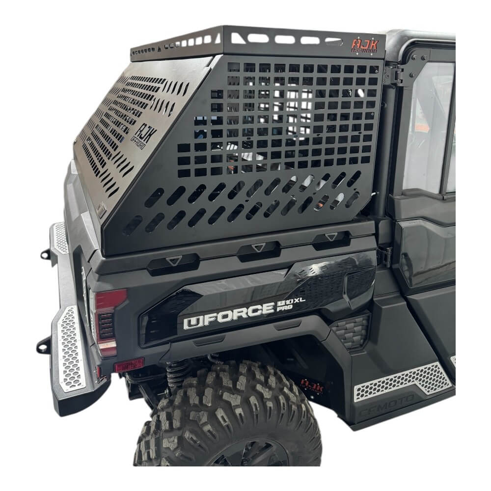 AJK Offroad CF Moto UForce U10 Tall Bed Rack w/ Enclosure