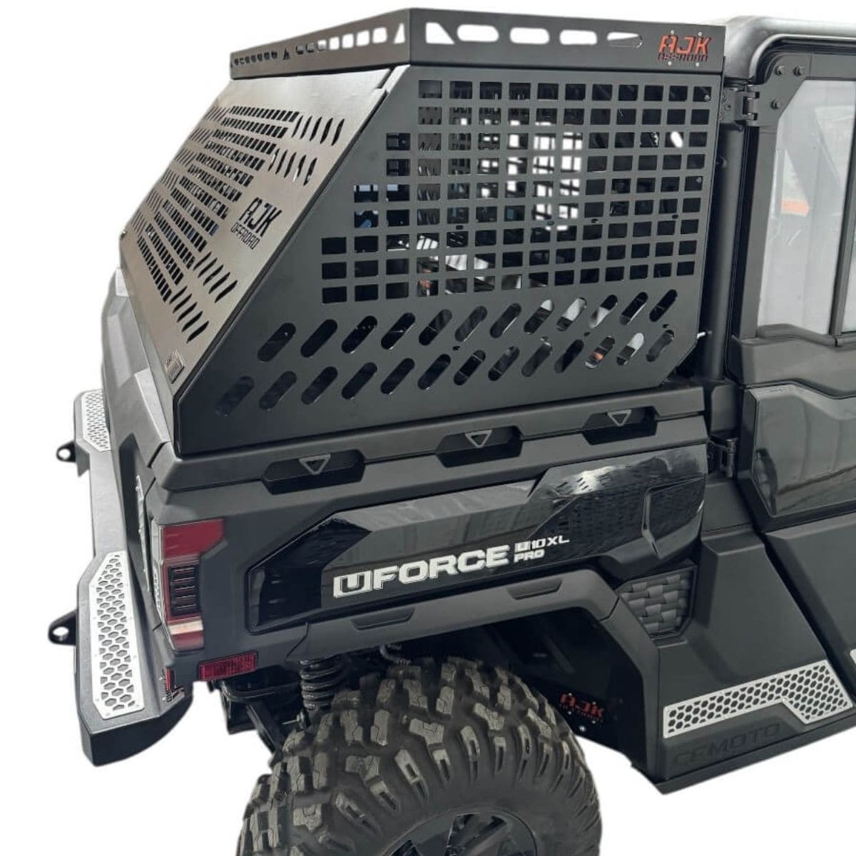 AJK Offroad CF Moto UForce U10 Tall Bed Rack w/ Enclosure