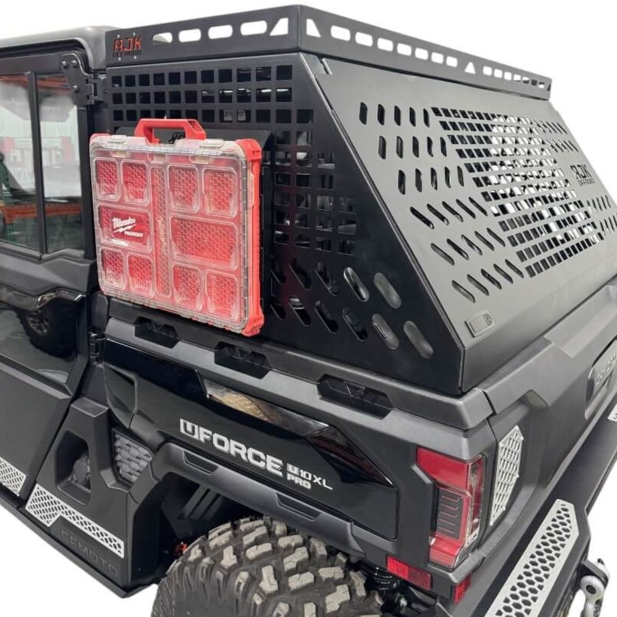 AJK Offroad CF Moto UForce U10 Tall Bed Rack w/ Enclosure