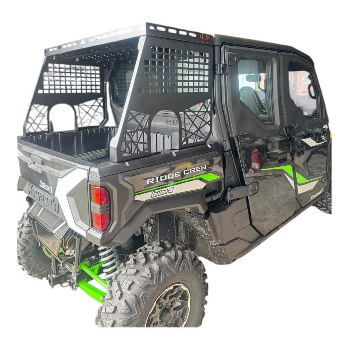 AJK Offroad Kawasaki Ridge Bed Rack W/ Enclosure
