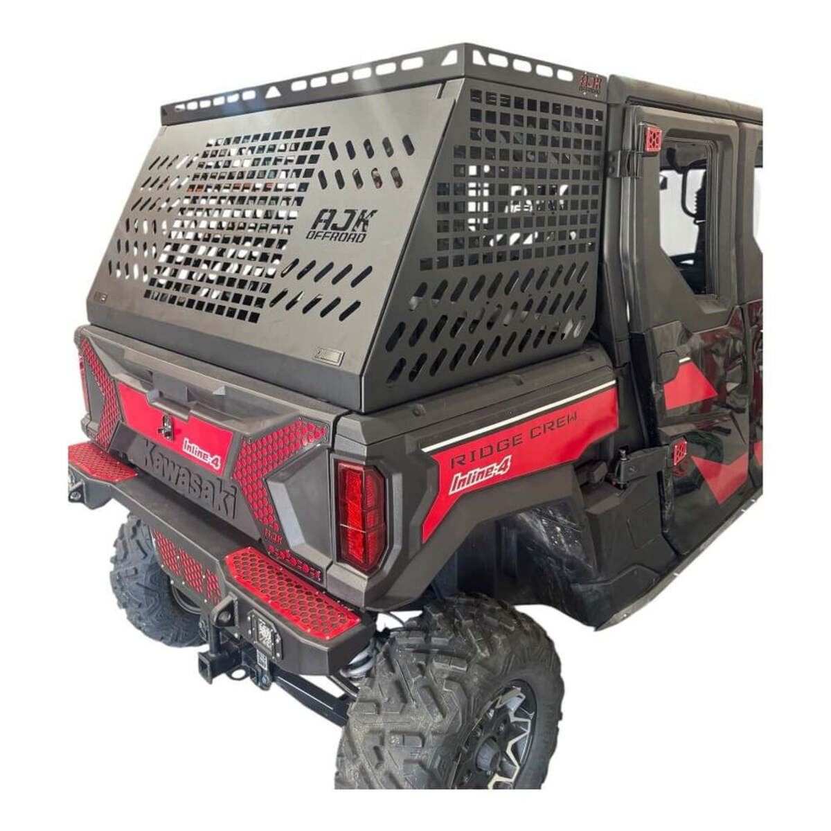 AJK Offroad Kawasaki Ridge Bed Rack W/ Enclosure