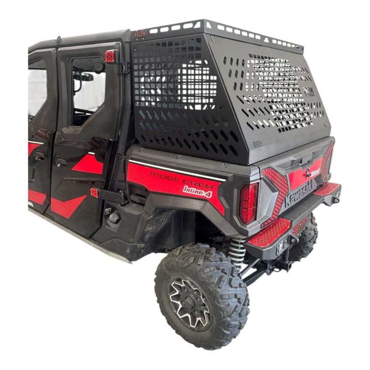 AJK Offroad Kawasaki Ridge Bed Rack W/ Enclosure
