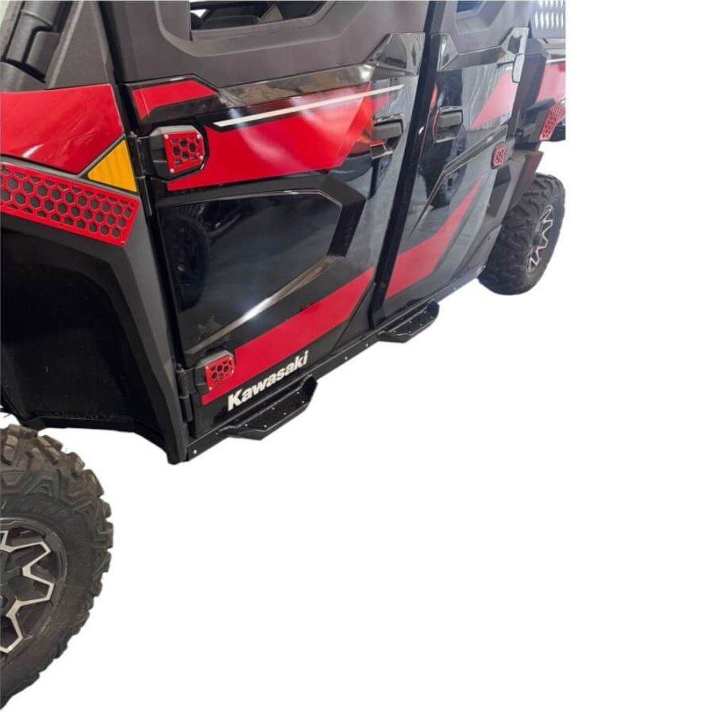 AJK Offroad Kawasaki Ridge Rock Sliders with Step