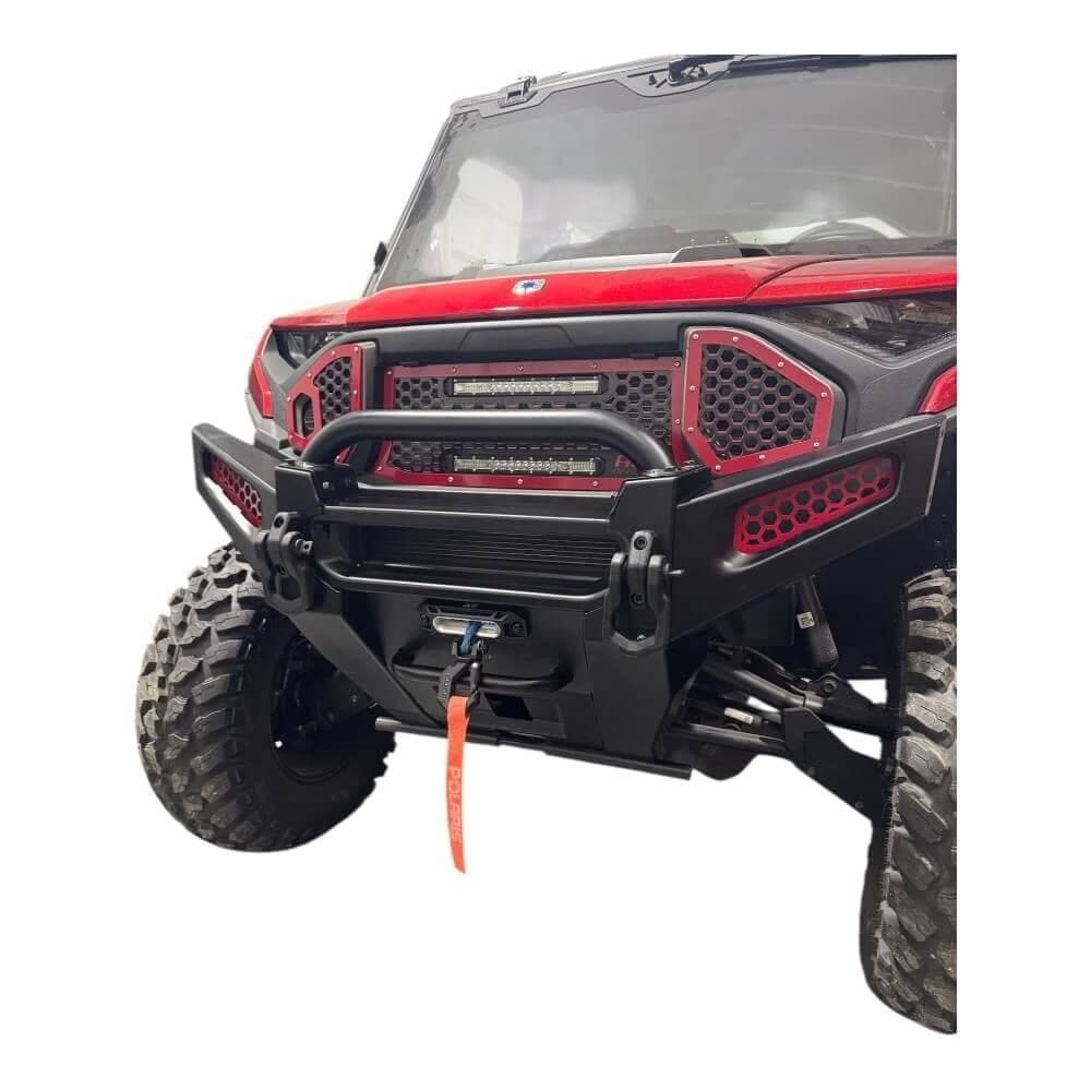 AJK Offroad Polaris Ranger XD 1500 Front Bumper Light Pocket Accent