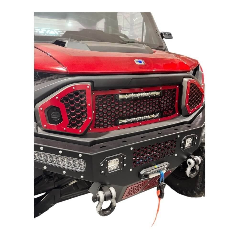 AJK Offroad Polaris Ranger XD 1500 Grill w/ Lights