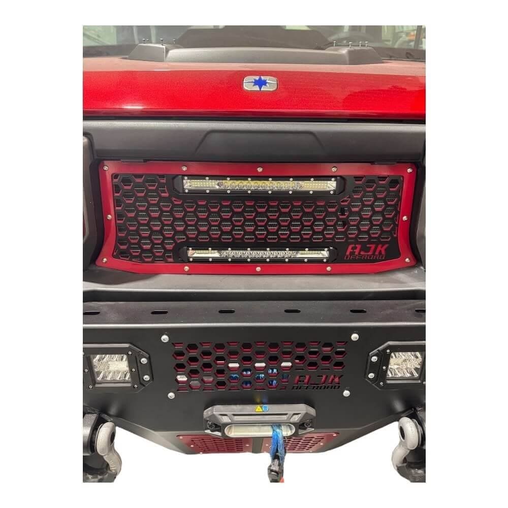 AJK Offroad Polaris Ranger XD 1500 Grill w/ Lights