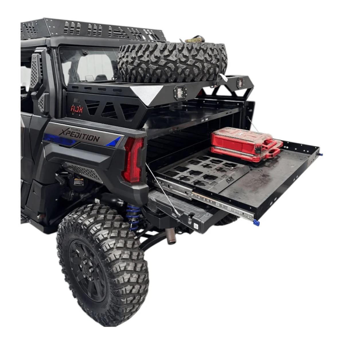 AJK Polaris Xpedition Spare Tire Carrier / Bed Rack