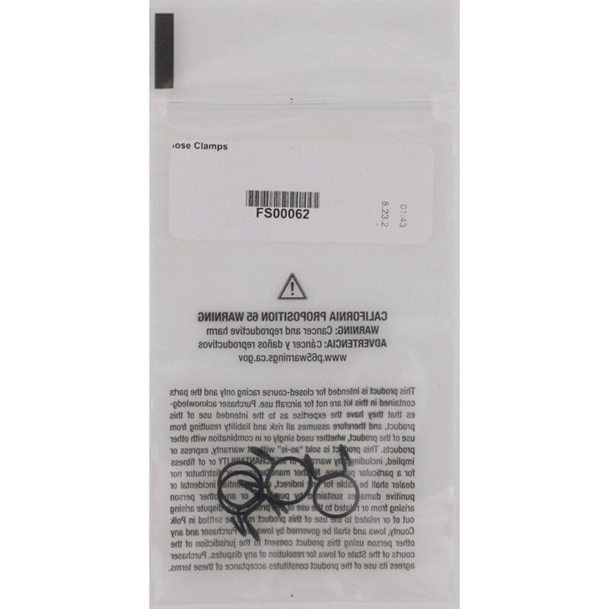 All Balls Racing 10mm 4 Pack Hose Clamps - FS00062