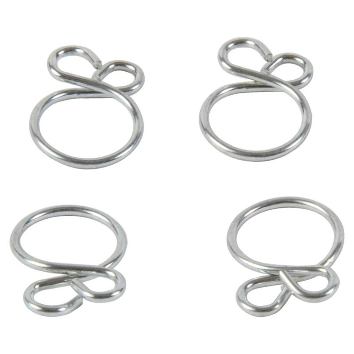 All Balls Racing 4 Pack Hose Clamps- 9.7mm