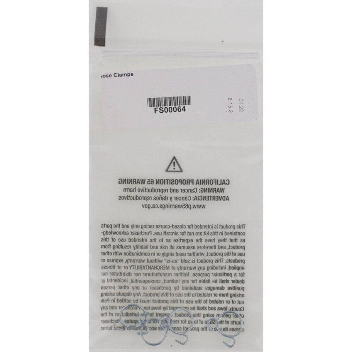 All Balls Racing 4 Pack Hose Clamps - FS00064