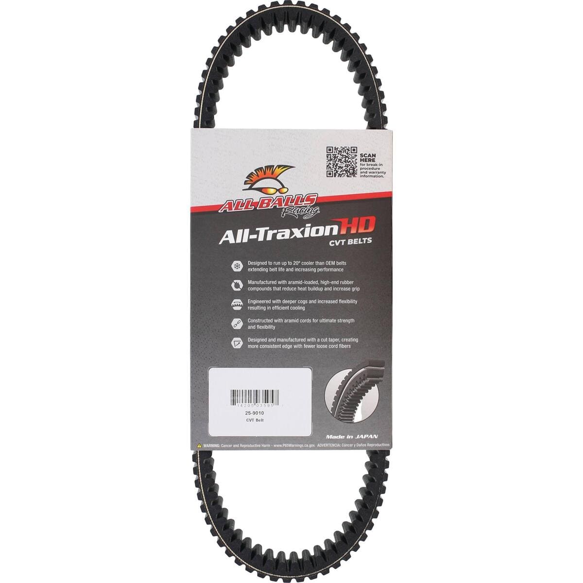 All Balls Racing Polaris RZR/Ranger CVT Belt