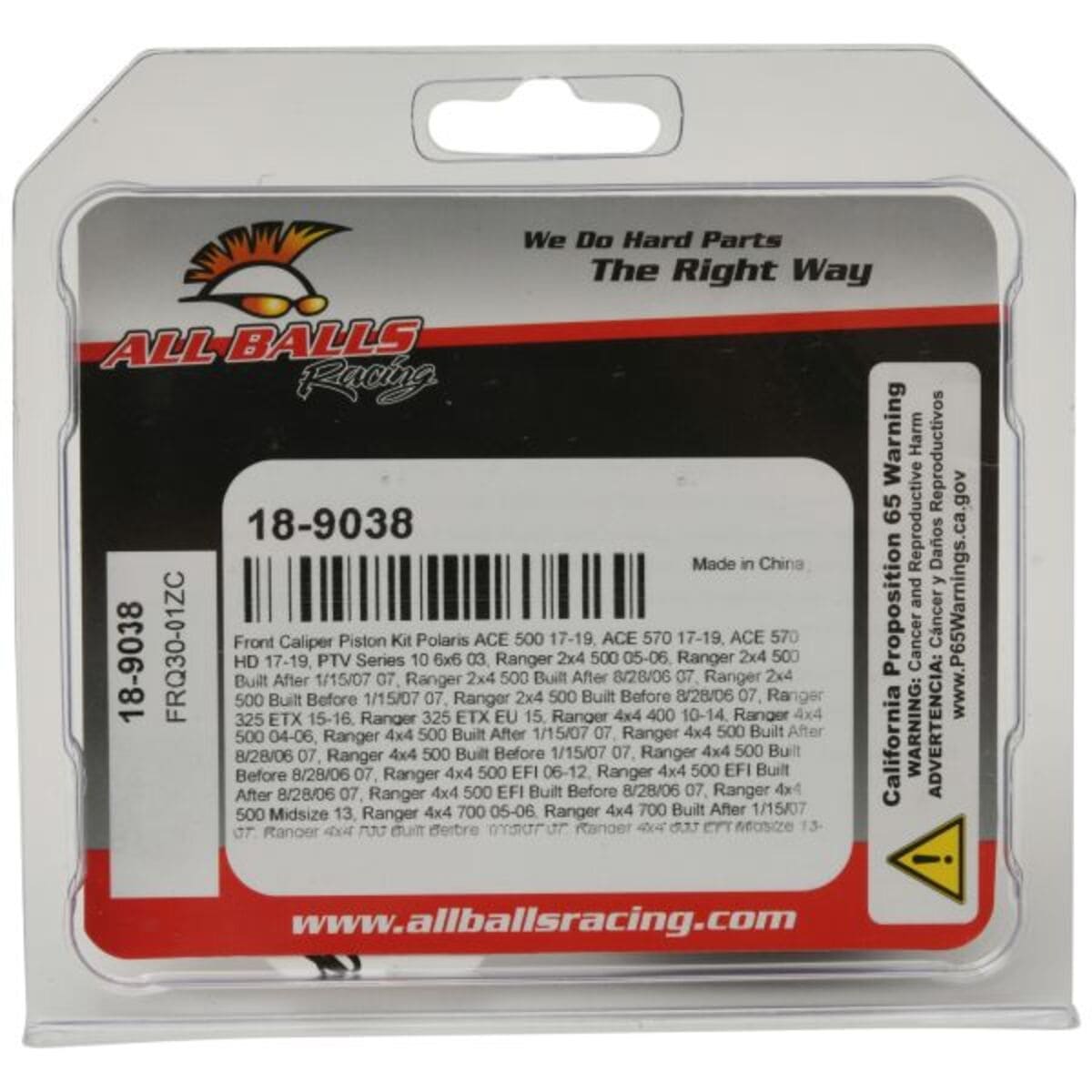 All Balls Racing Polaris RZR/Ranger/General Caliper Piston Kit