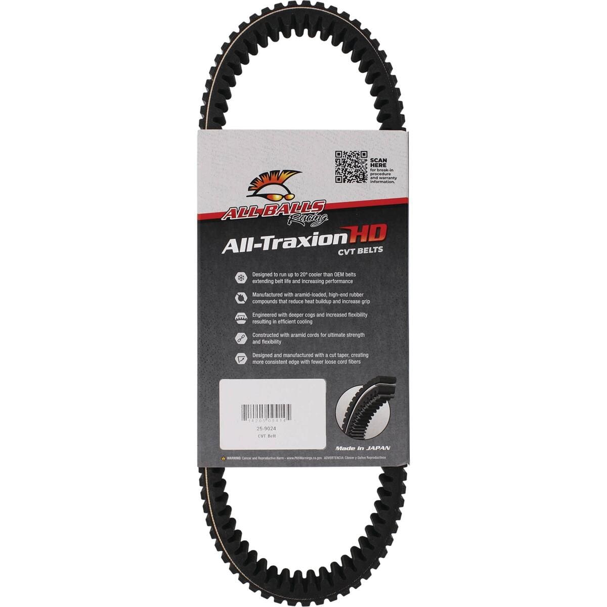 All Balls Racing Yamaha Wolverine X2/X4 CVT Belt