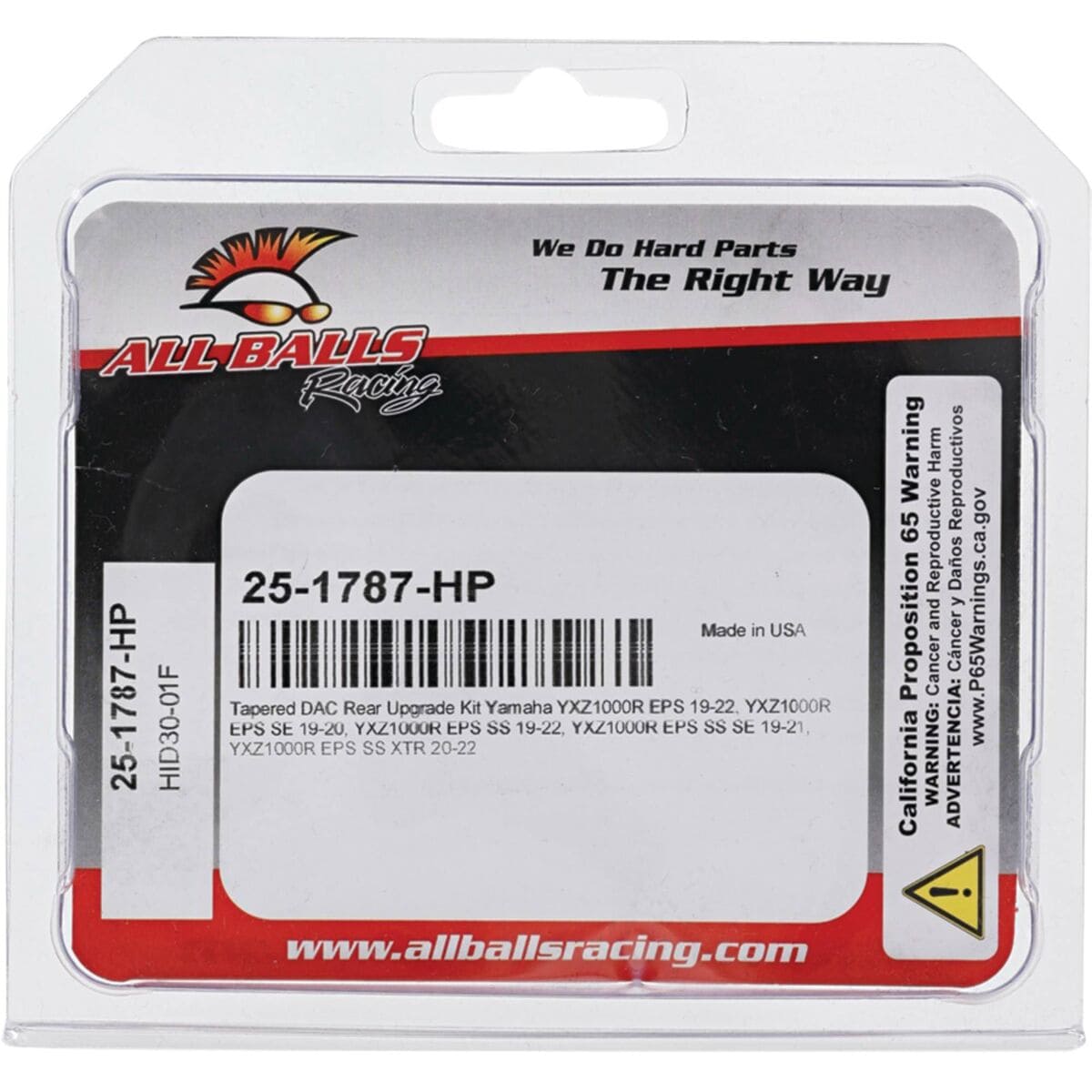 All Balls Racing Yamaha Wolverine/YXZ Tapered Dac Wheel Bearing Upgrade