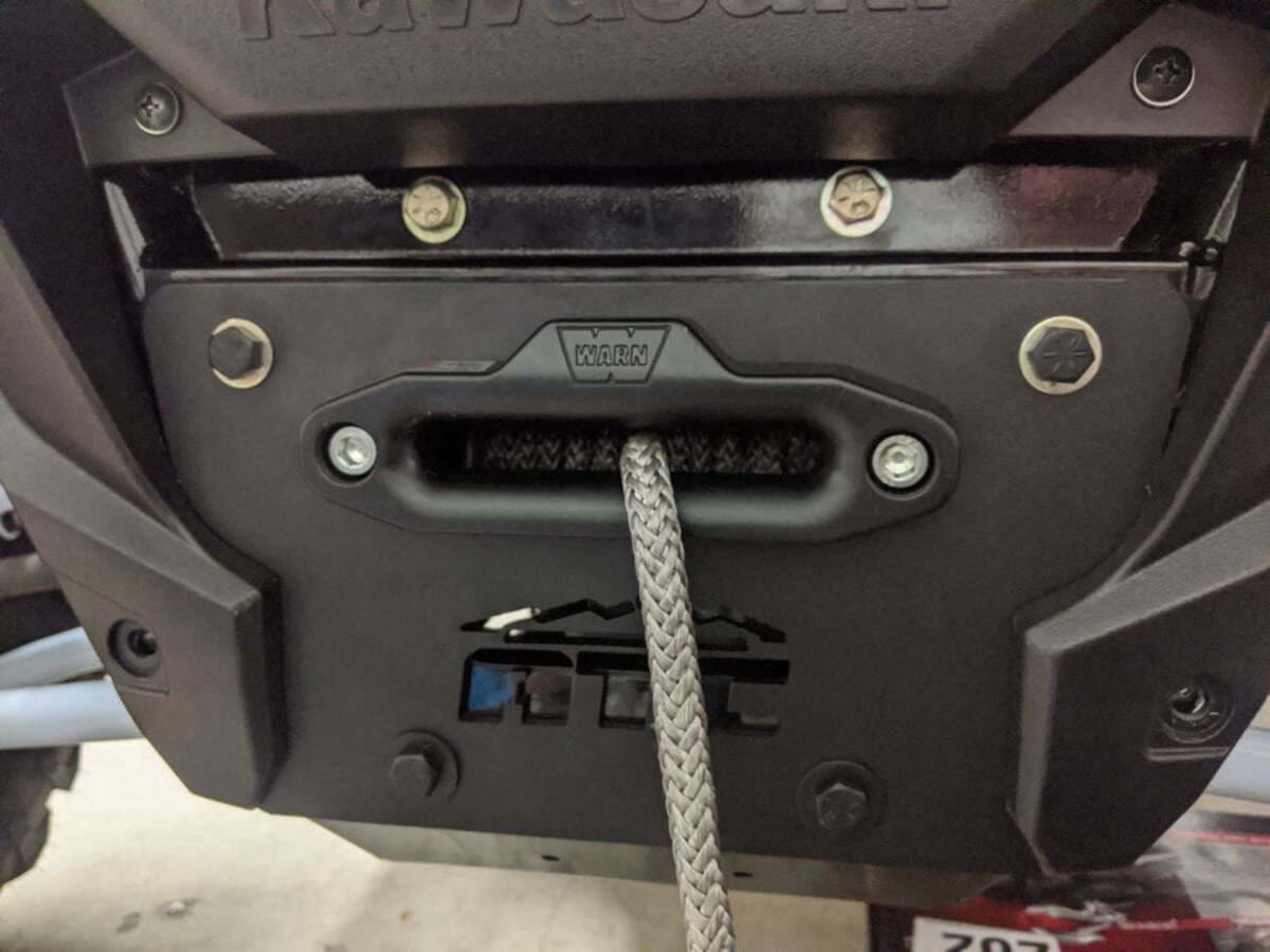 All Terrain Concepts Kawasaki KRX 1000 Winch Rear Plate
