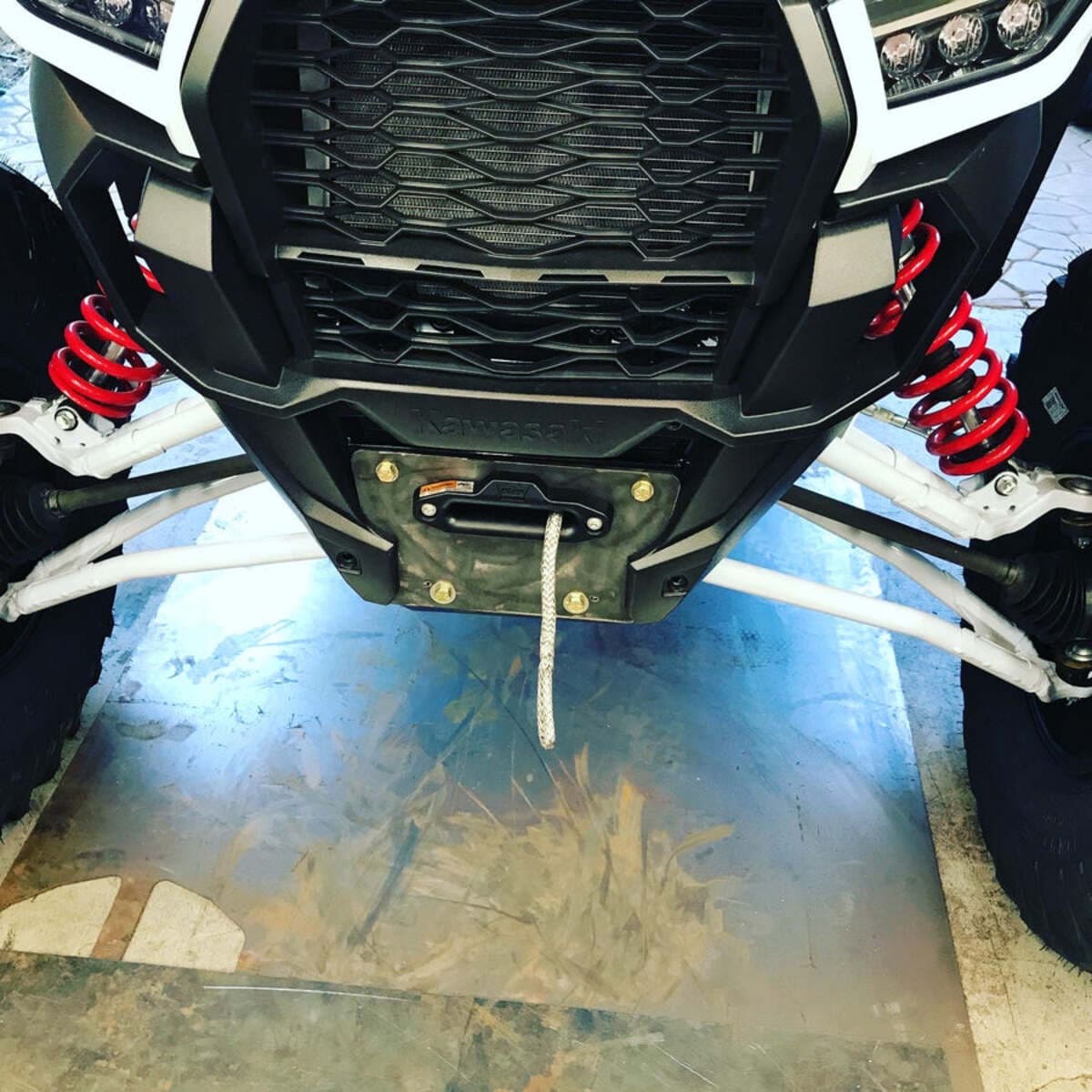 All Terrain Concepts Kawasaki KRX 1000 Winch Rear Plate