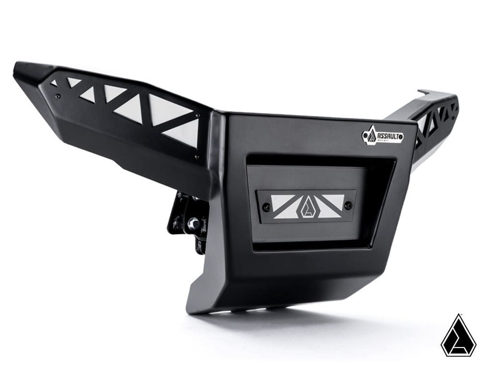 Assault Industries '26+ Kawasaki Teryx H2 Winch-Ready Aluminum Plate Front Bumper