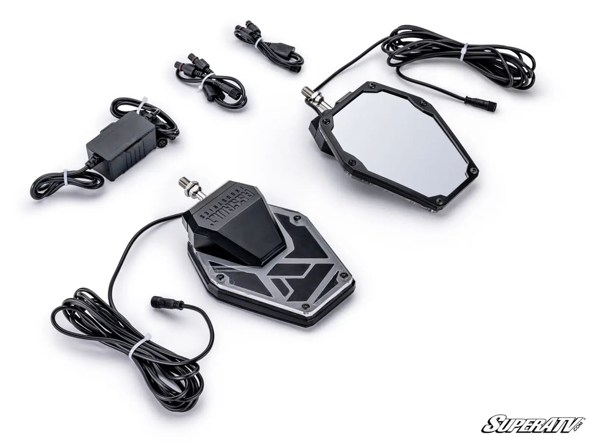 Assault Industries B2C LED Lighted Convex Side Mirrors