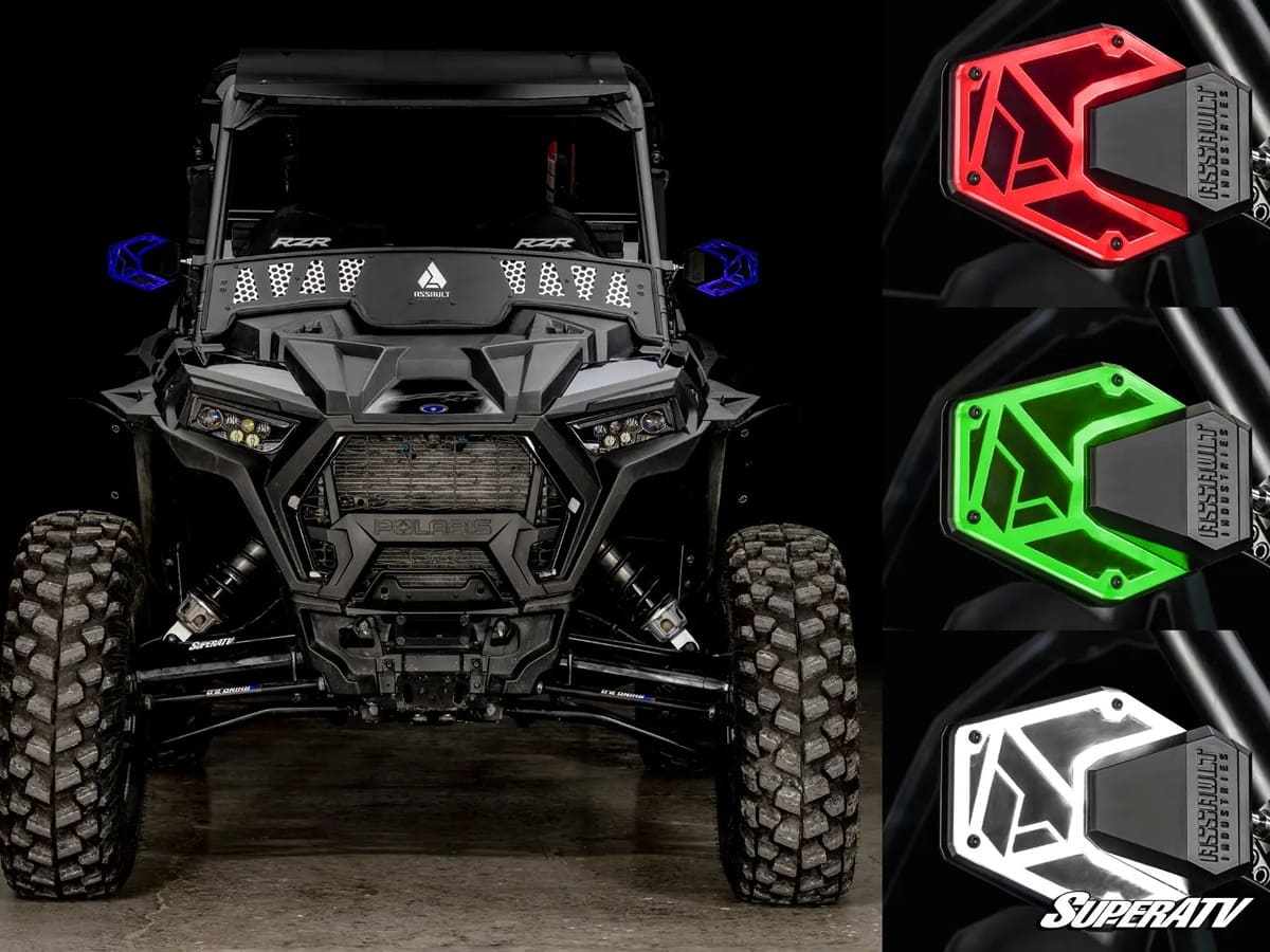 Assault Industries B2C LED Lighted Convex Side Mirrors