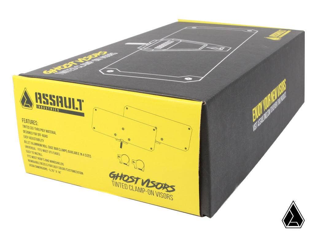 Assault Industries Ghost Tinted Sun Visors - Set of 2