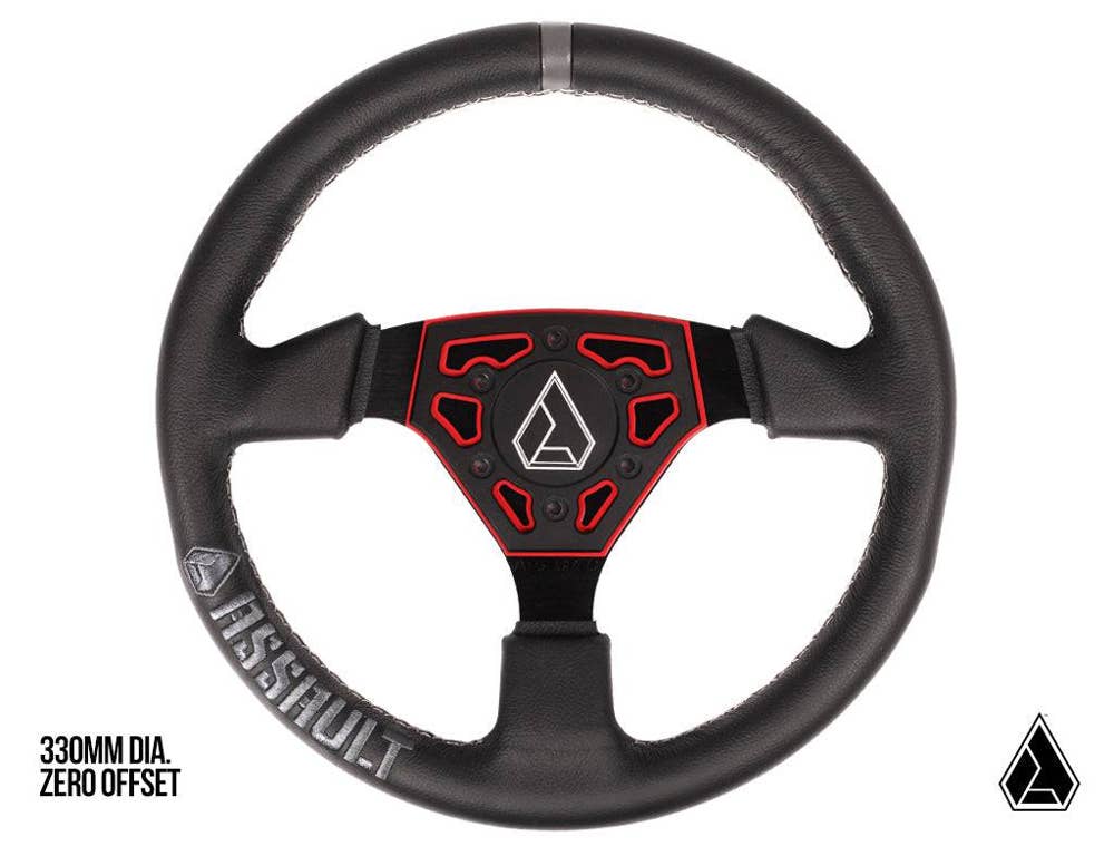 Assault Industries Navigator Leather UTV Steering Wheel - Universal