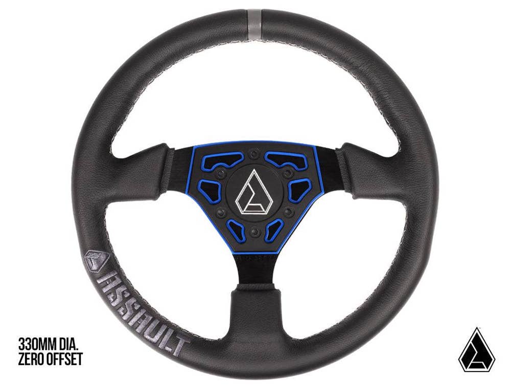 Assault Industries Navigator Leather UTV Steering Wheel - Universal