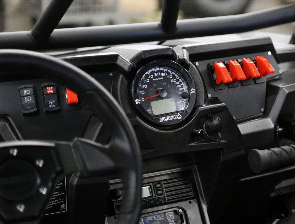 Assault Industries Polaris RZR/Ranger Billet Aluminum Gauge Bezel