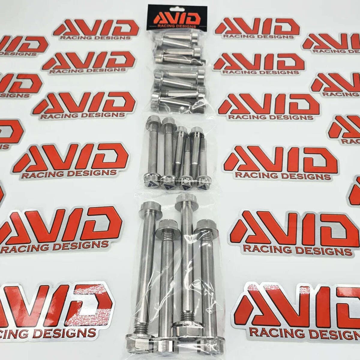AVID Racing Can-Am Maverick R Race Front Titanium Bolt Hardware Kit - 24 Piece