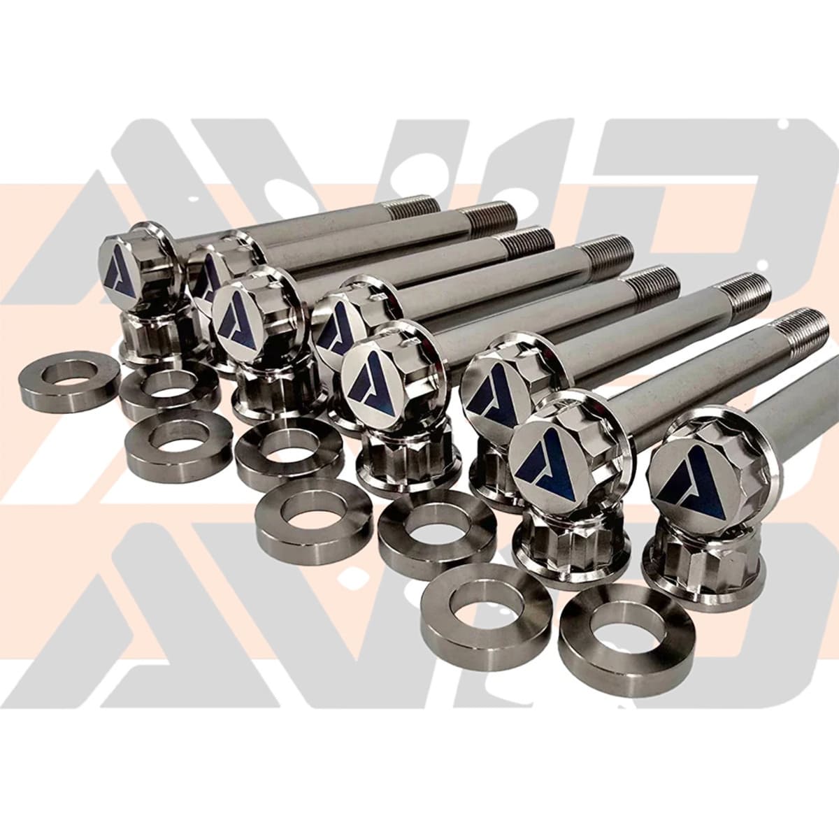 AVID Racing Yamaha YXZ 1000 Front Inner Pivot Titanium Bolt Hardware Kit - 24 Piece