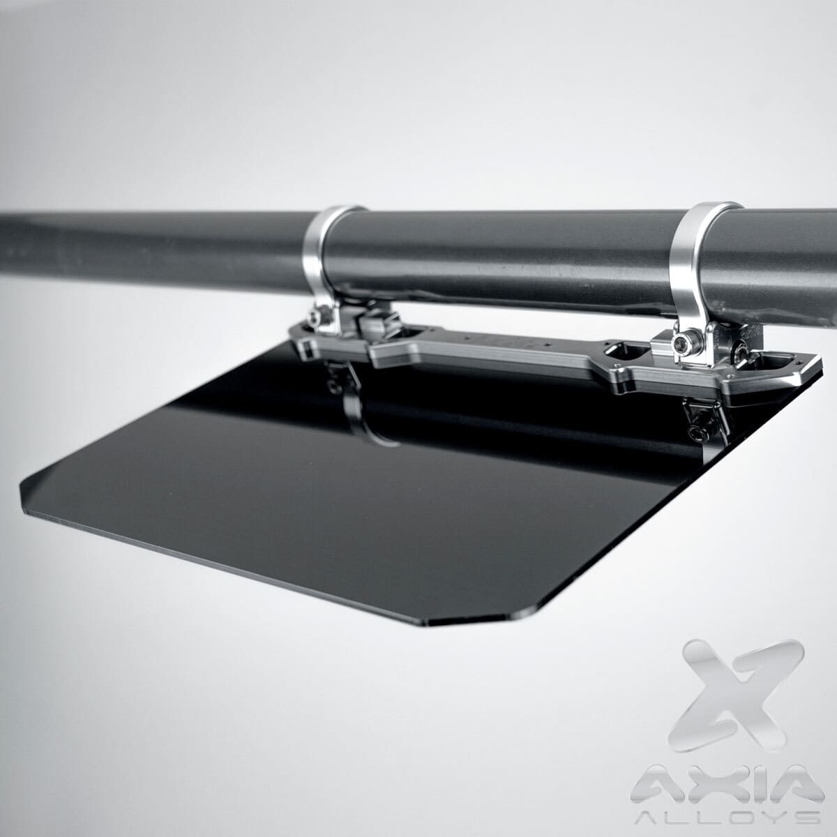 Axia Alloys 12″ x 8″ Narrow Mount Solid Black Shield Sun Visor