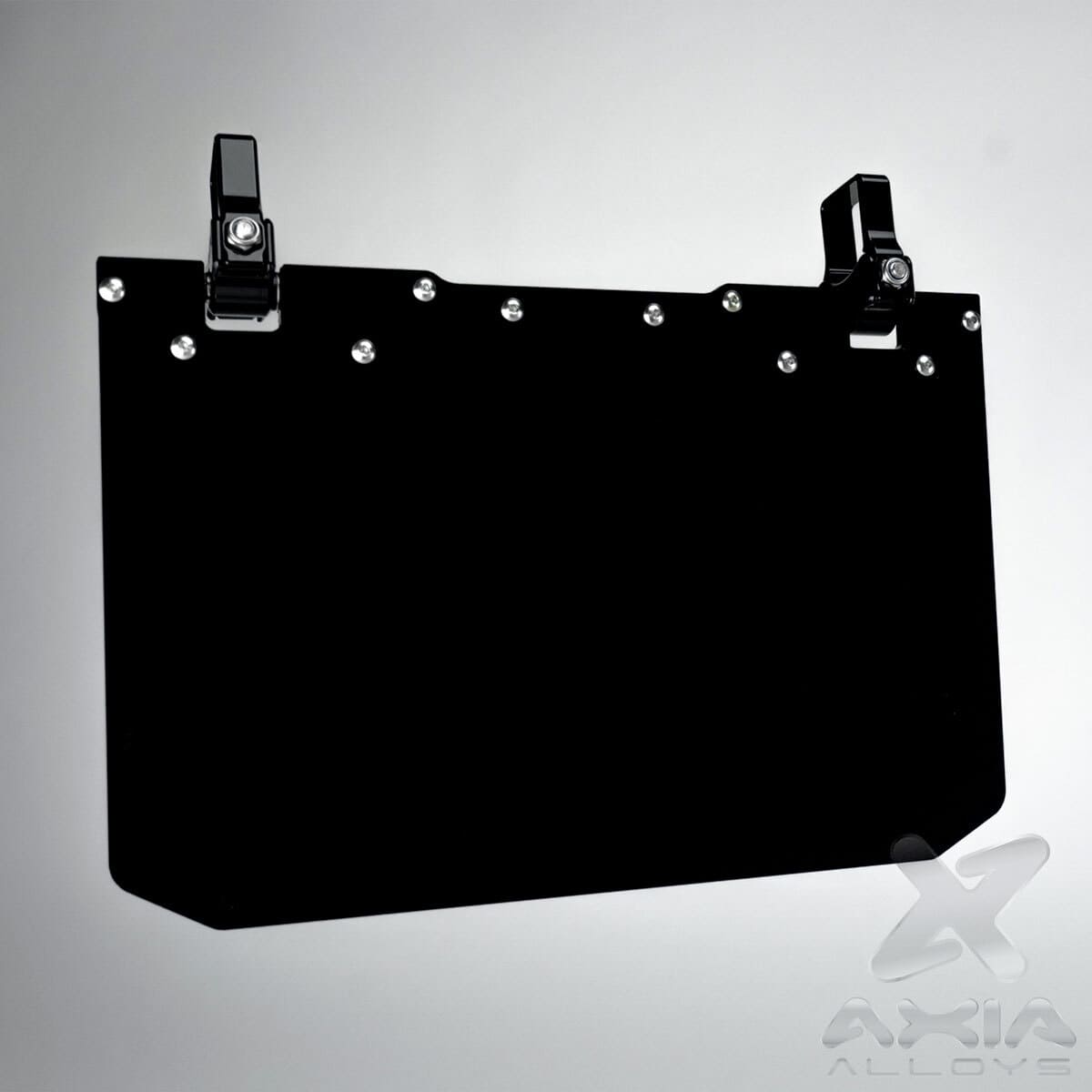 Axia Alloys 12″ x 8″ Narrow Mount Solid Black Shield Sun Visor