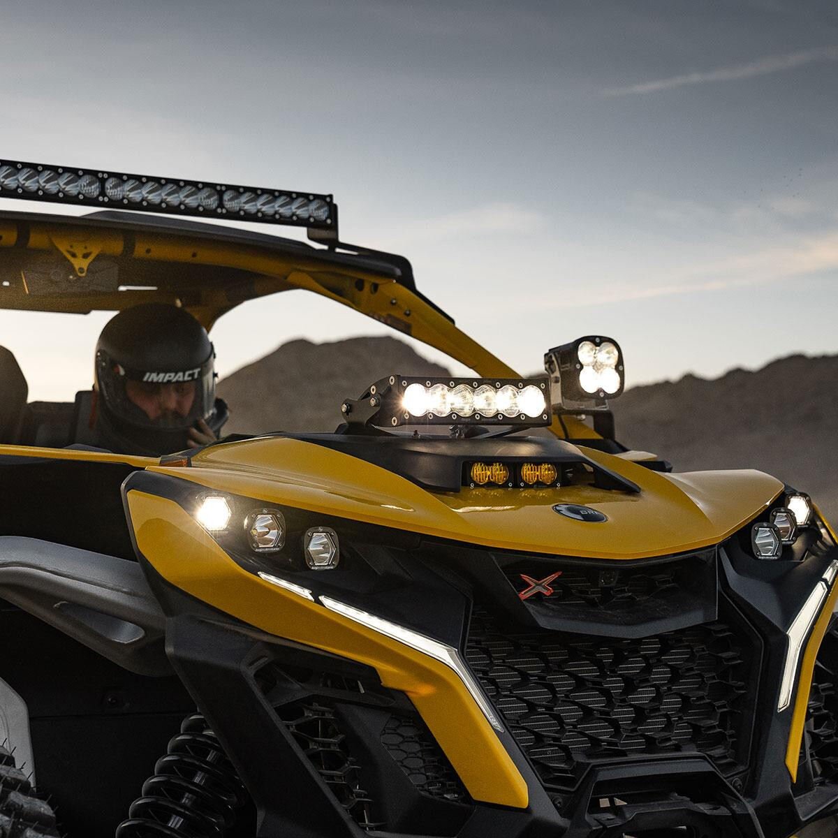 Baja Designs '24 Can-Am Maverick R 10" OnX6+ Shock Tower Kit