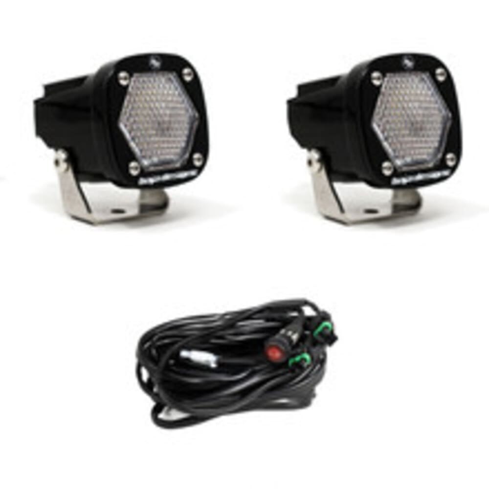 Baja Designs Black Auxiliary LED Pod Light - Pair
