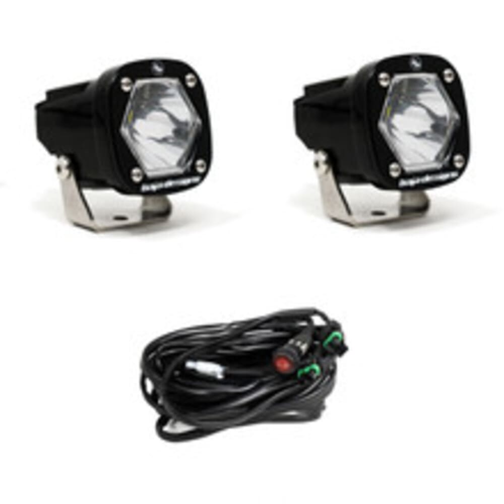 Baja Designs Black Auxiliary LED Pod Light - Pair