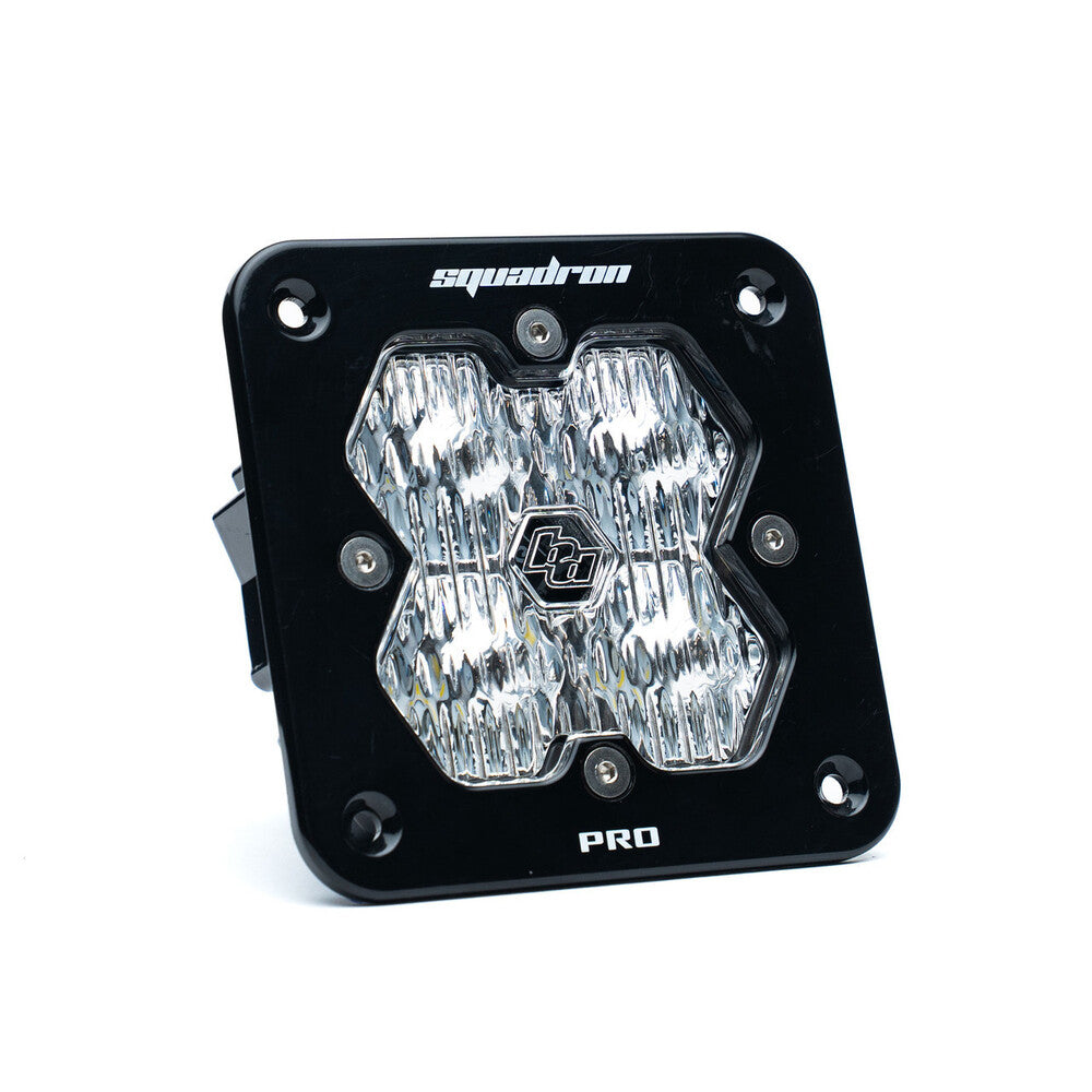 Baja Designs Squadron 2.0 Pro Black Flush Mount Auxiliary LED Pod Light - Universal