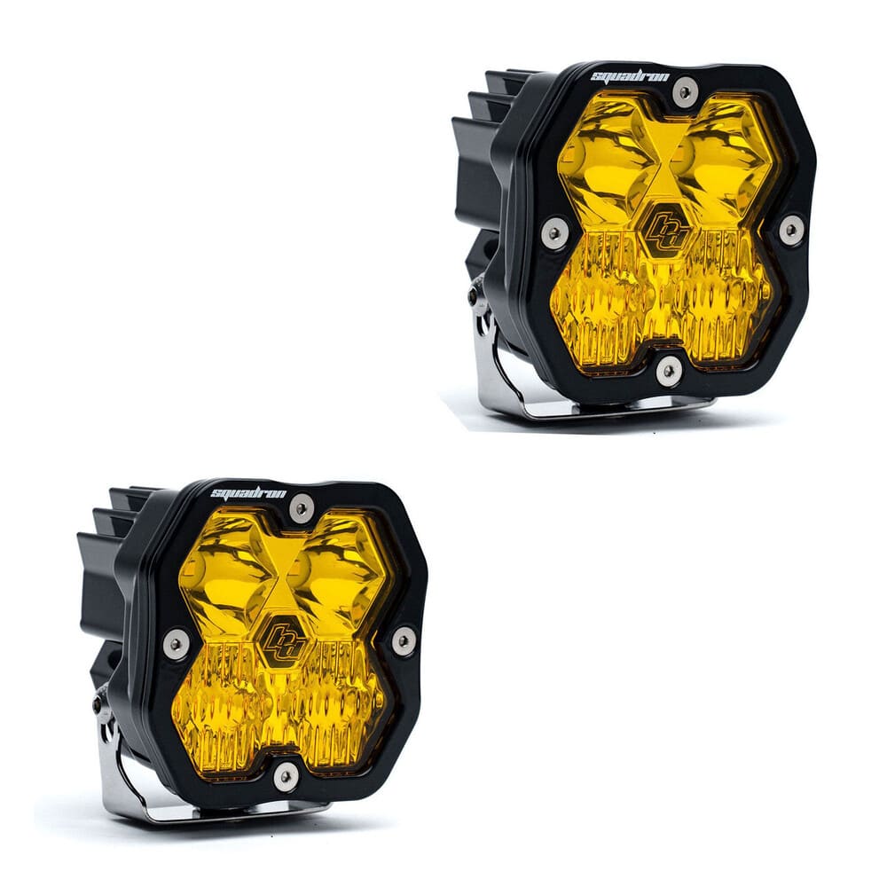 Baja Designs Squadron 2.0 Sport Black LED Auxiliary Universal Pod Light - Pair