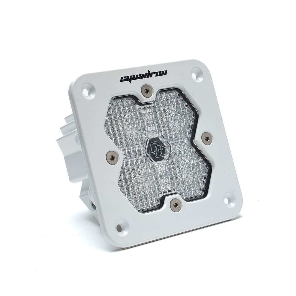 Baja Designs Squadron 2.0 Sport White Flush Mount Auxiliary LED Pod Light - Universal