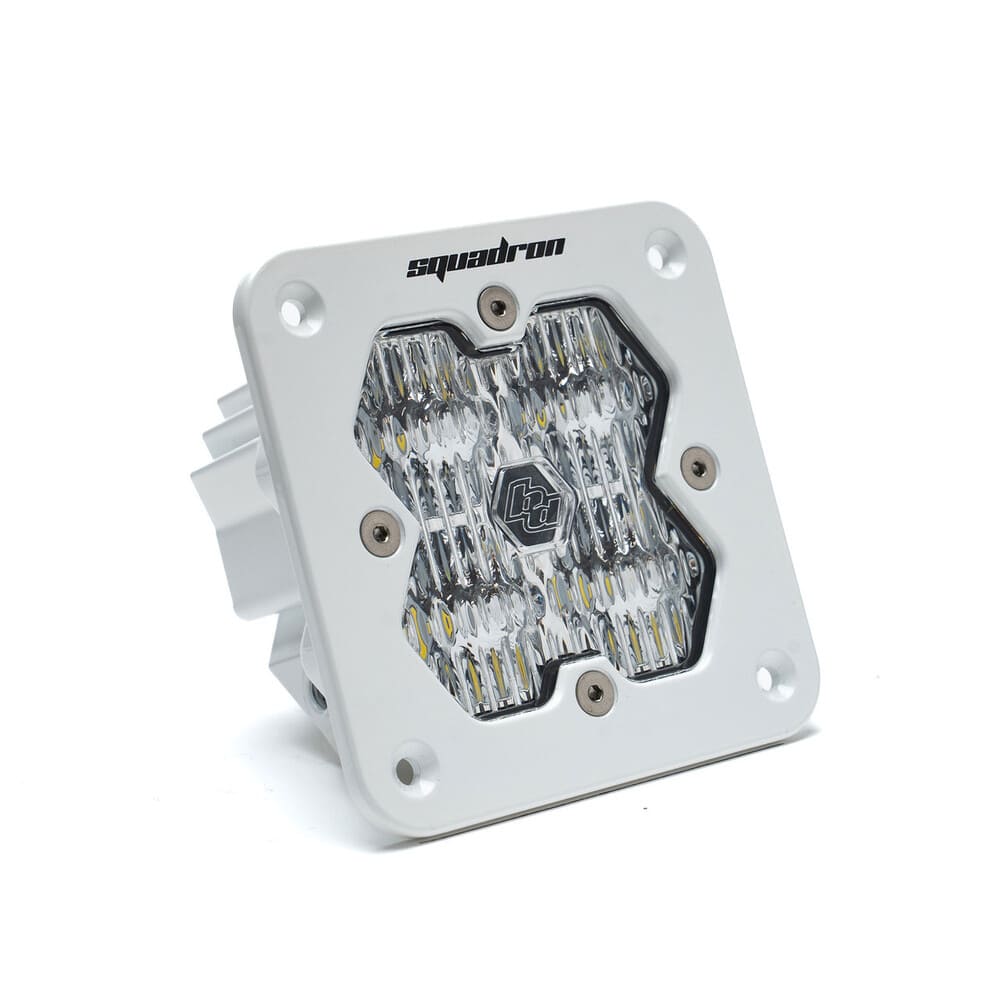Baja Designs Squadron 2.0 Sport White Flush Mount Auxiliary LED Pod Light - Universal
