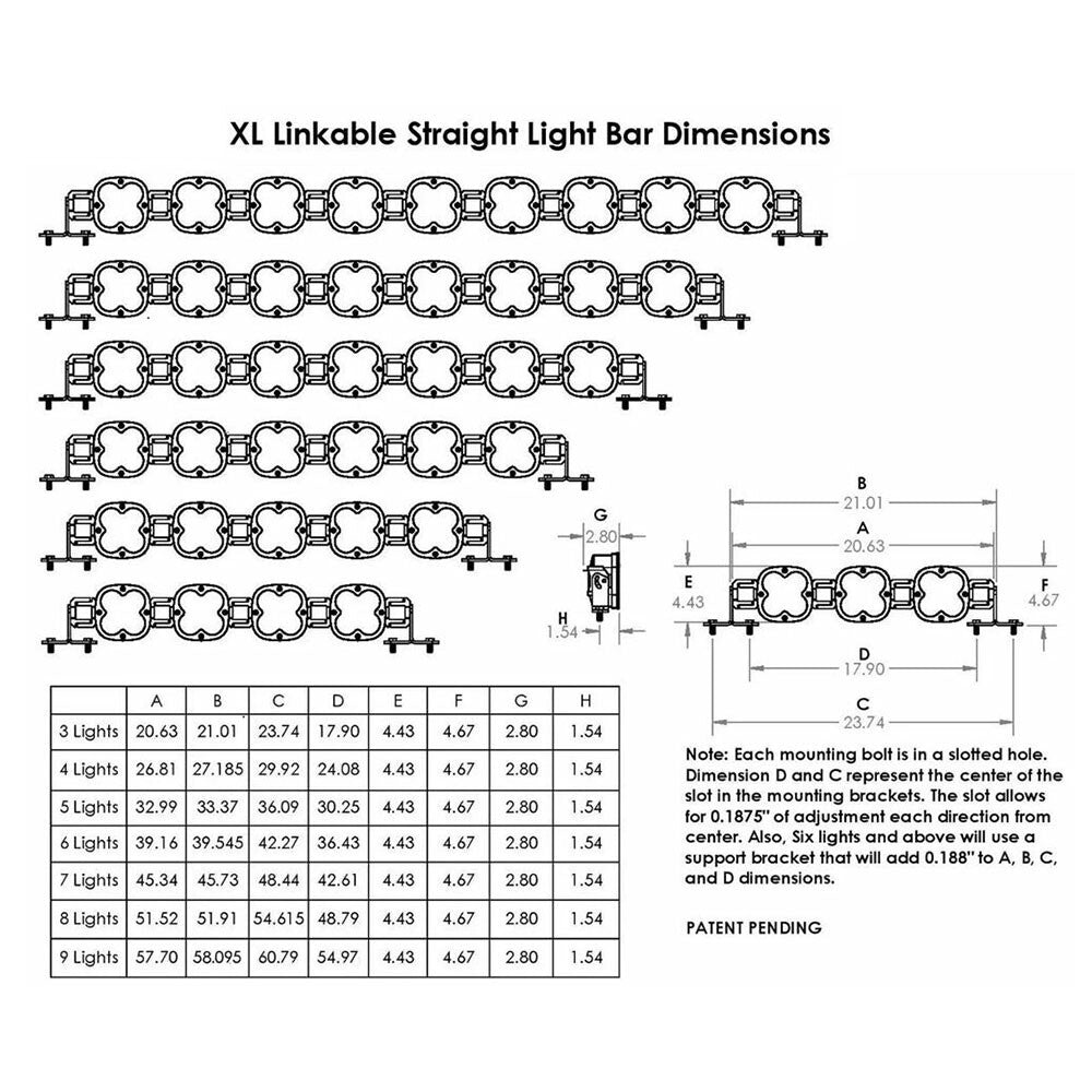 Baja Designs Universal Pro Linkable LED Light Bar - XL