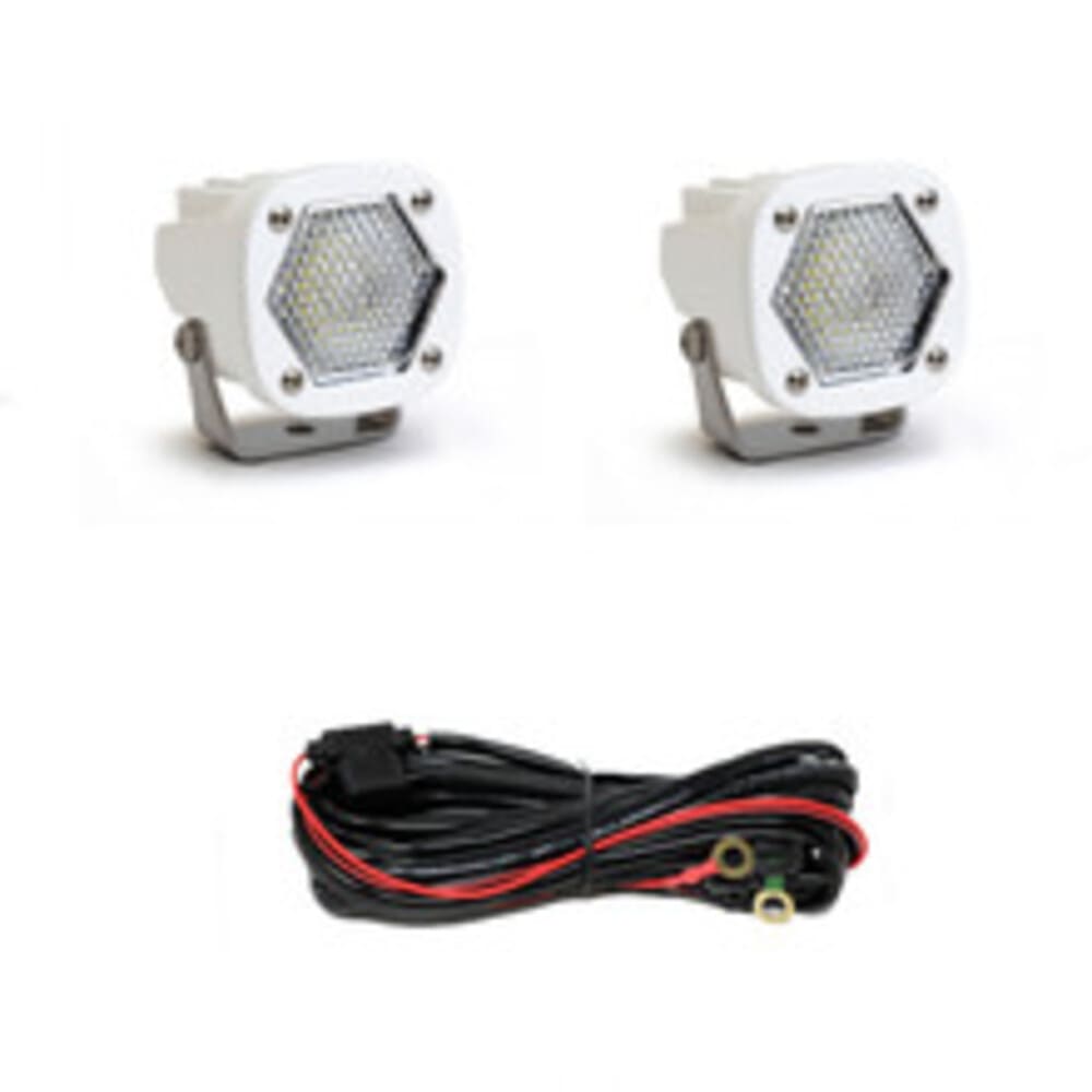 Baja Designs White Auxiliary LED Pod Light - Pair