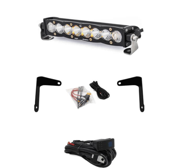 CAN-AM S8 10 INCH SHOCK MOUNT LIGHT BAR KIT