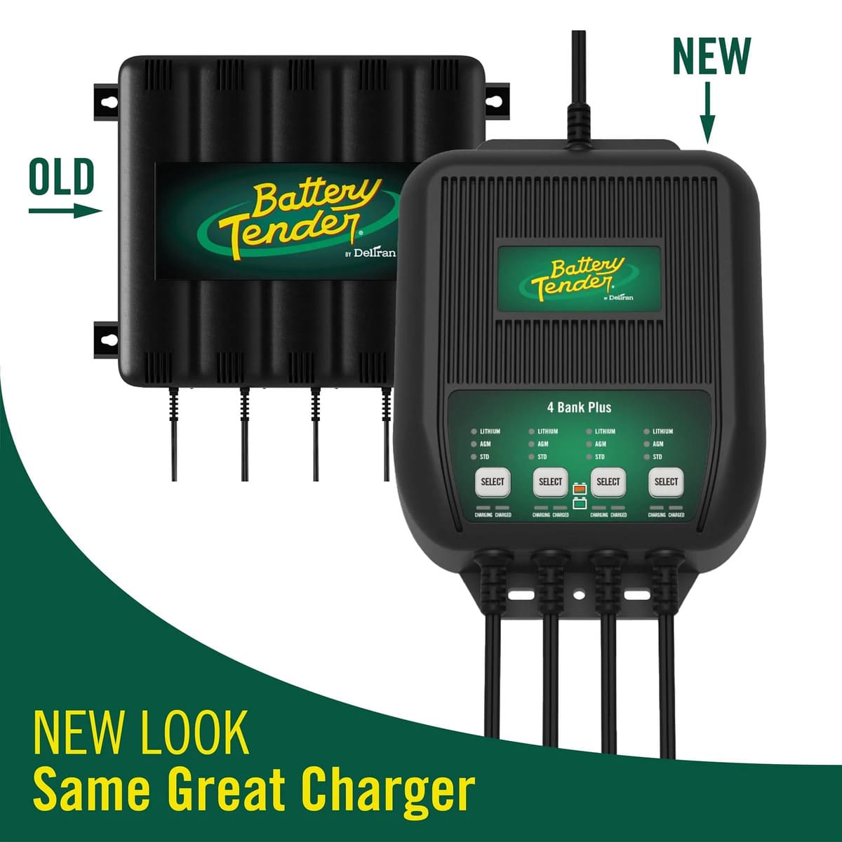 Battery Tender 1.25 AMP 12V 4-Bank Battery Charger