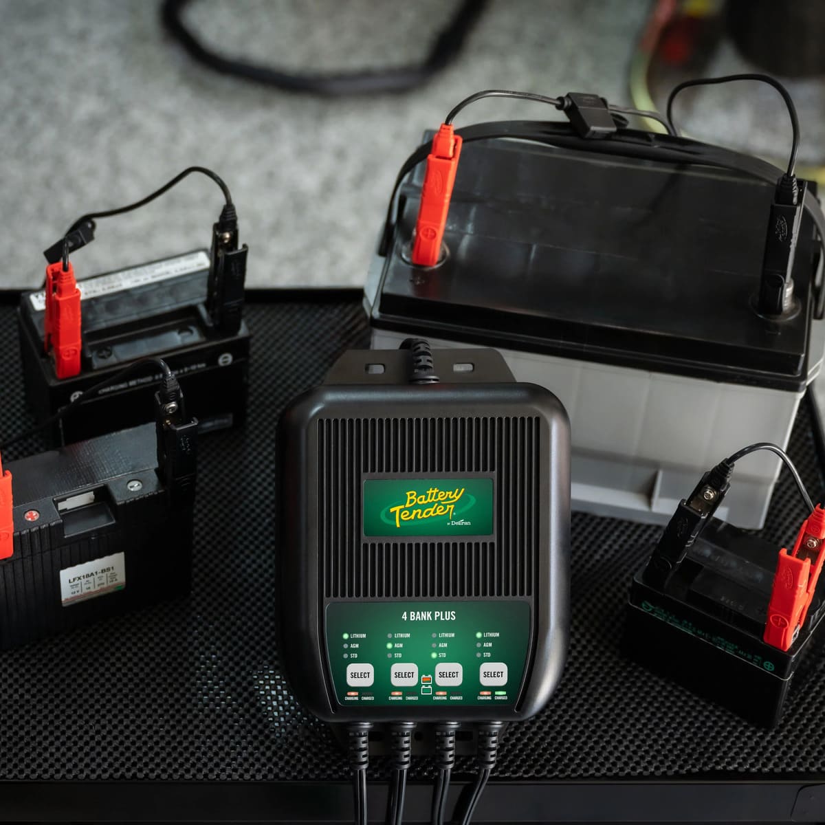 Battery Tender 1.25 AMP 12V 4-Bank Battery Charger