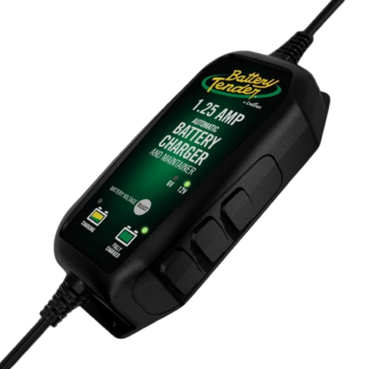 Battery Tender Plus 1.25 AMP Selectable 12V/6V Battery Charger & Maintainer