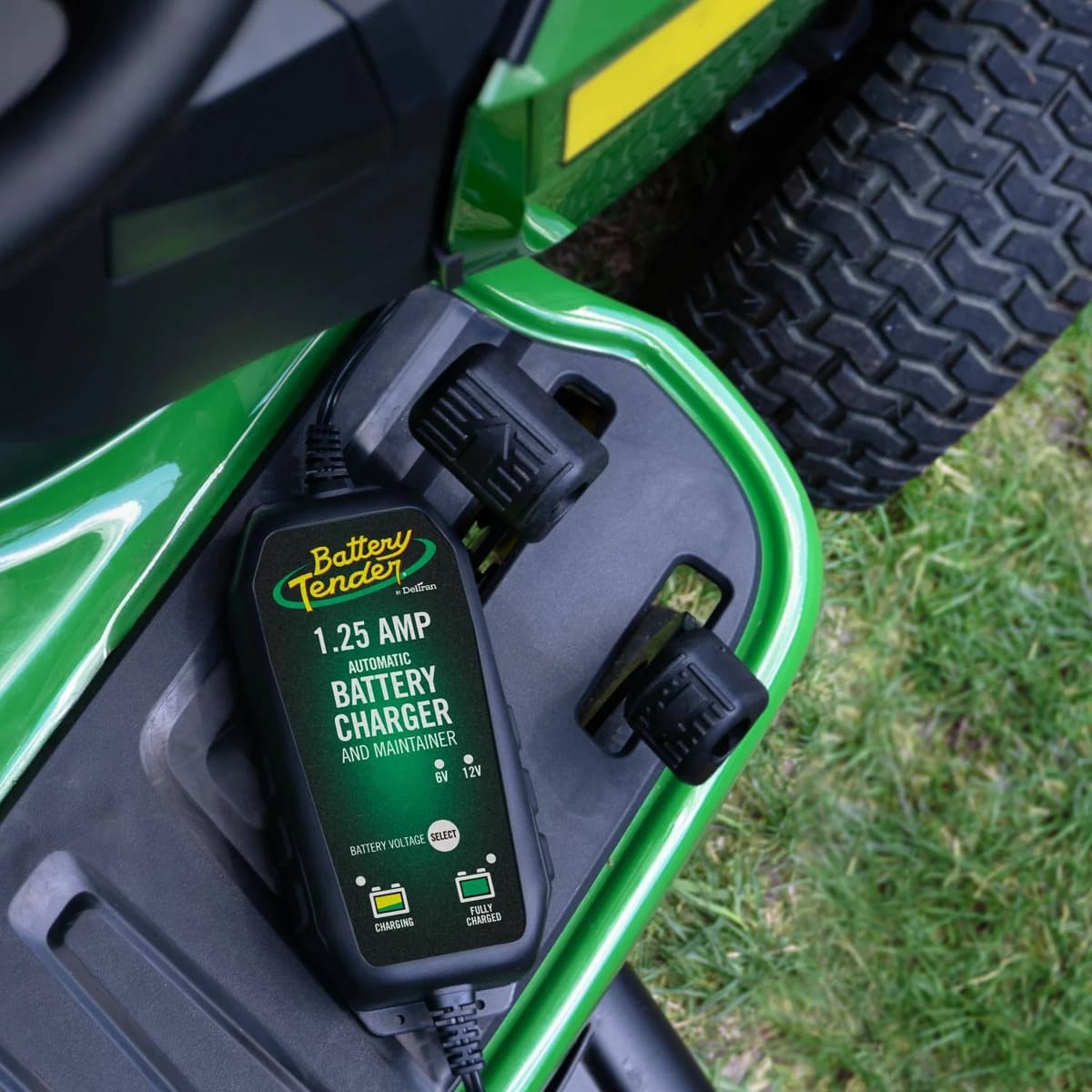 Battery Tender Plus 1.25 AMP Selectable 12V/6V Battery Charger & Maintainer