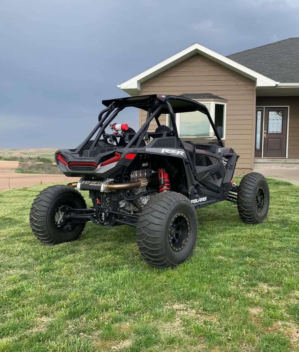 Bikeman Performance '16+ Polaris RZR XP Turbo Big MO Full Exhaust System - Bare Stainless