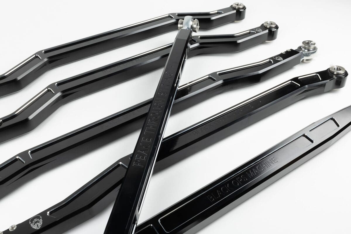 Black Ops Machine Can-Am Maverick X3 64″ Billet Radius Rods