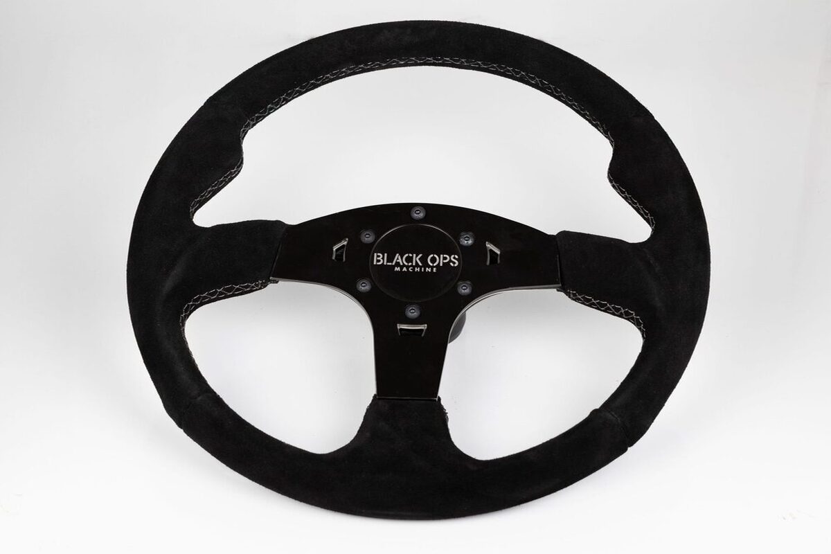 Black Ops Machine M16 Leather Steering Wheel